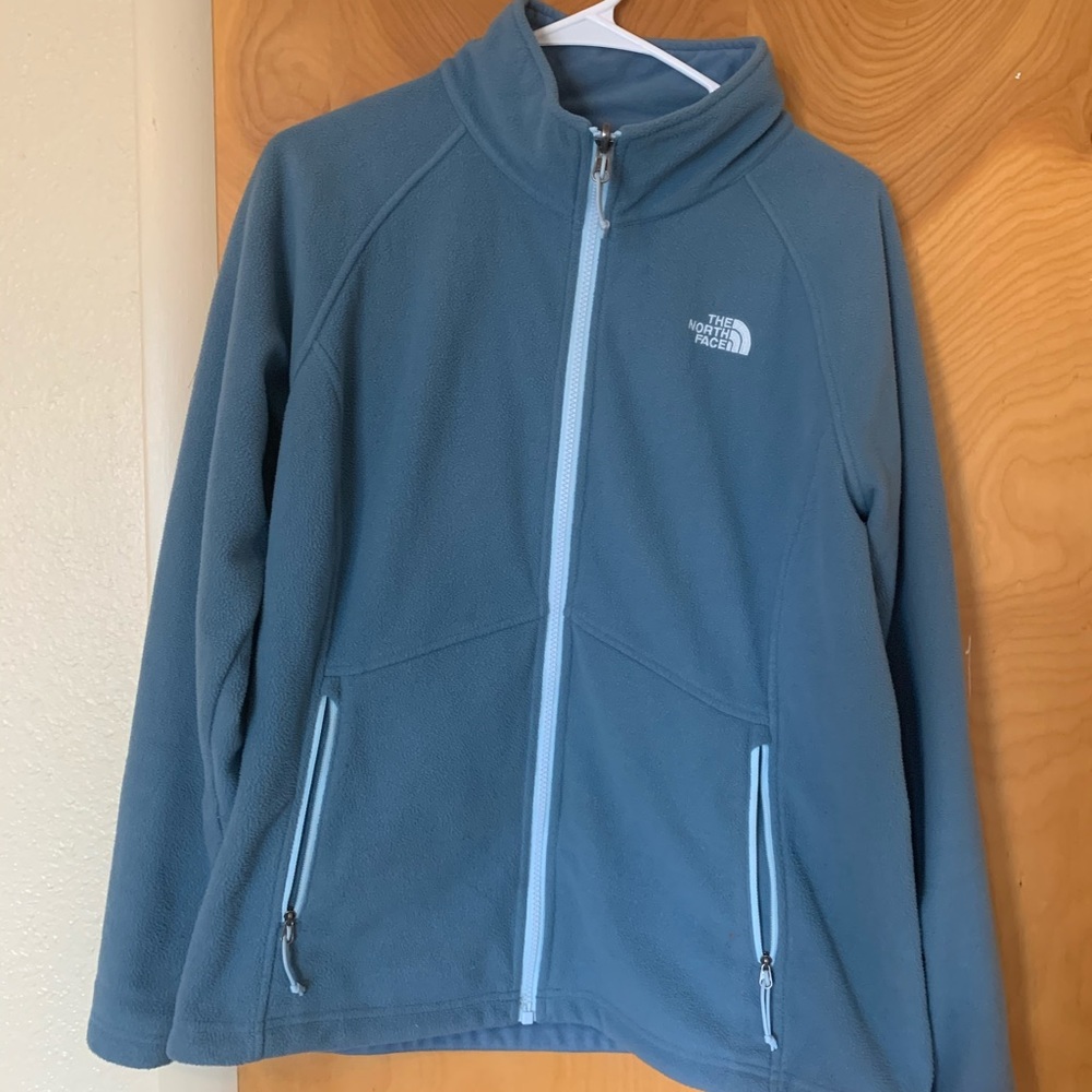 North Face blue jacket layer!